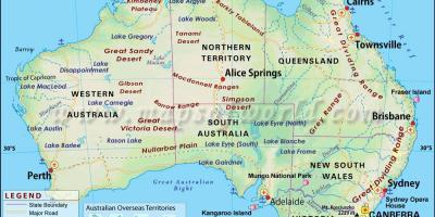 Australi në hartë