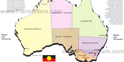 Australi territorin hartë
