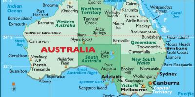 Australia në një hartë